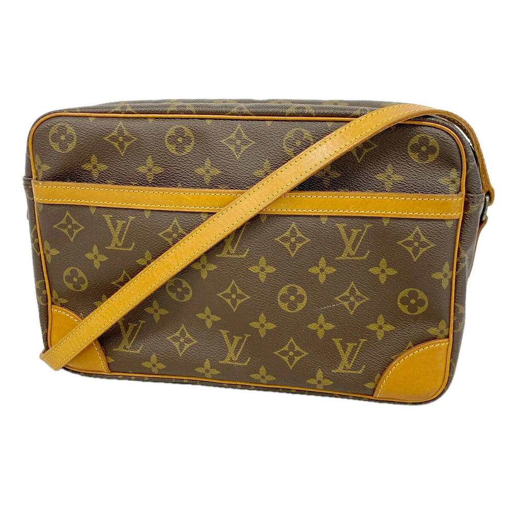 Louis Vuitton Monogram Trocadero 30 Shoulder Bag M51272 Brown Women's